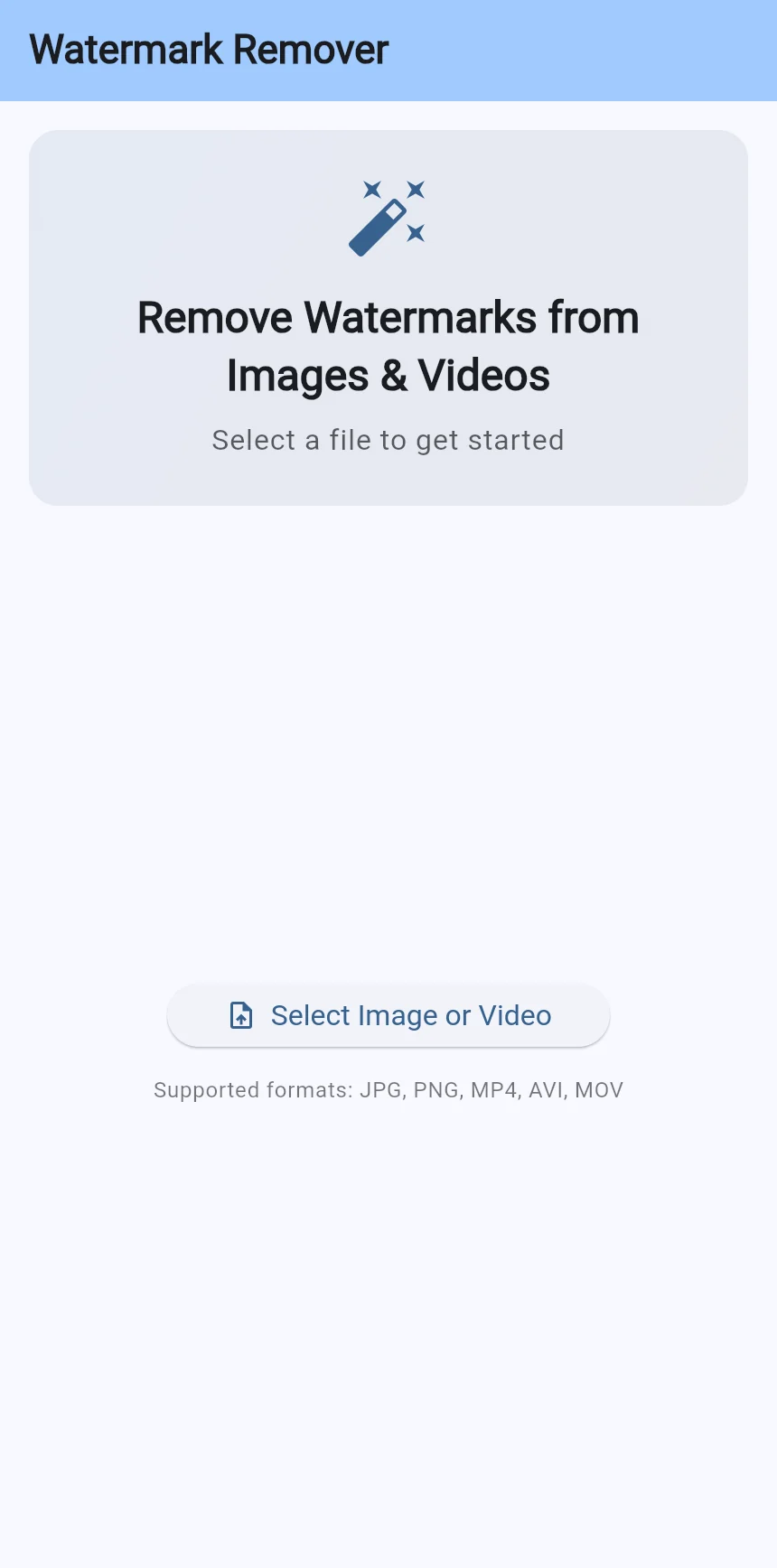 Watermark Remover screen 2